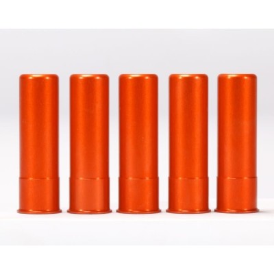 A-Zoom Snap Caps 20 Bore ORANGE (5 Pack) (AZ12613)